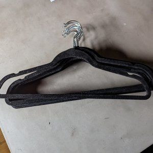 Black Velour Hangers